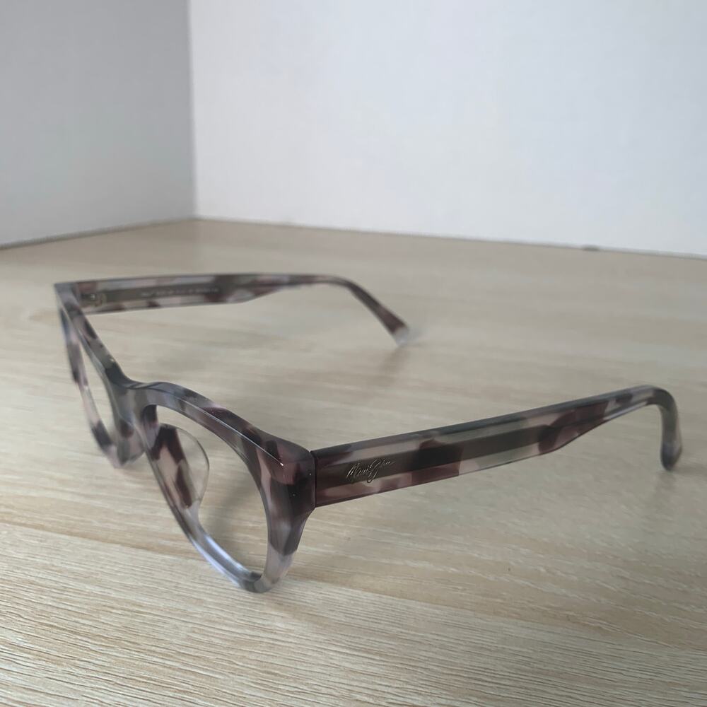Maui Jim Capri MJ 820-28E Cat Eye Purple Havana Maui Rose 51-21-145 Frames Italy - Picture 3 of 8